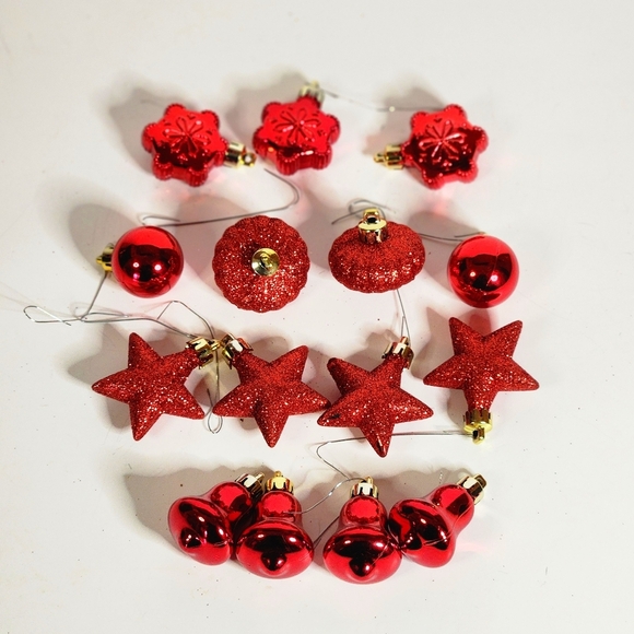 RED BABY CHRISTMAS ORNAMENTS - Picture 2 of 8